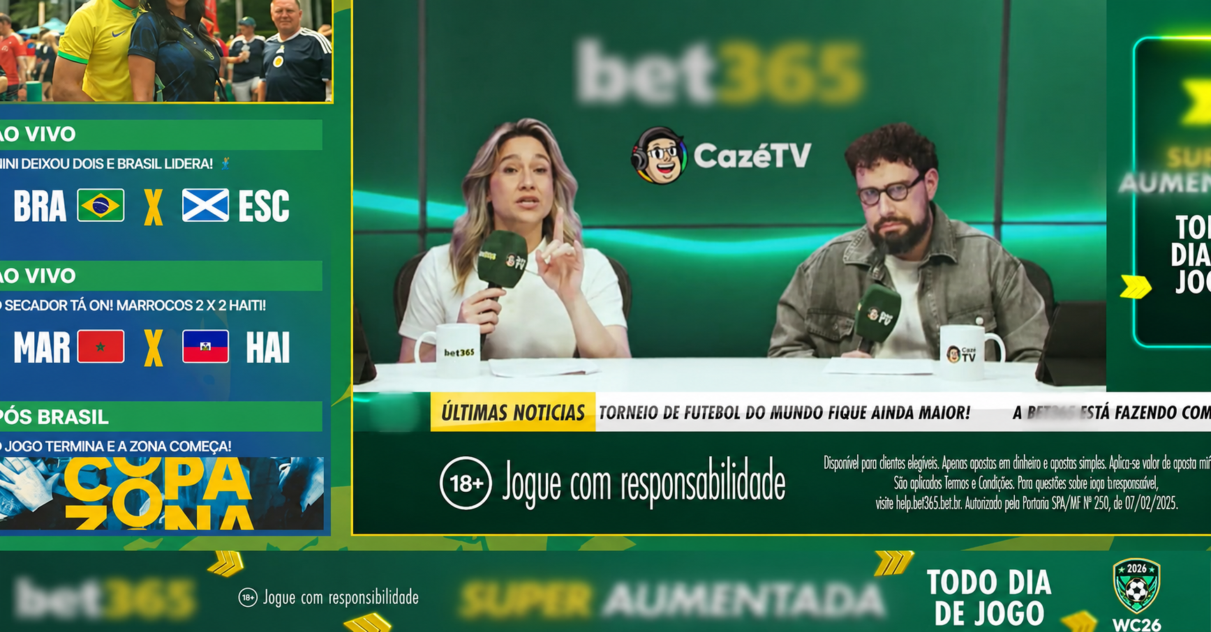 O Jogo É de Graça. Quem Assiste É Que Está à Venda